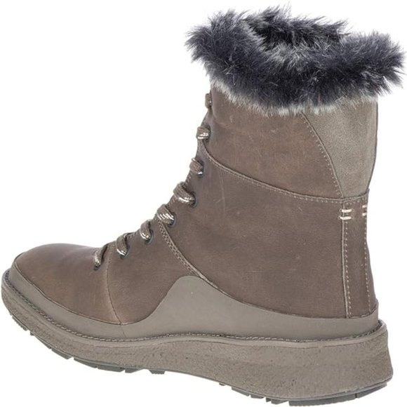 MERREL Tremblant Ezra Faux Fur Lined Warm Waterproof Tall Winter Boots size 9 - Picture 1 of 10